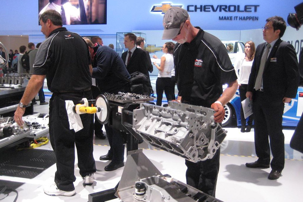 Corvettes on Display at 2011 Frankfurt Motor Show