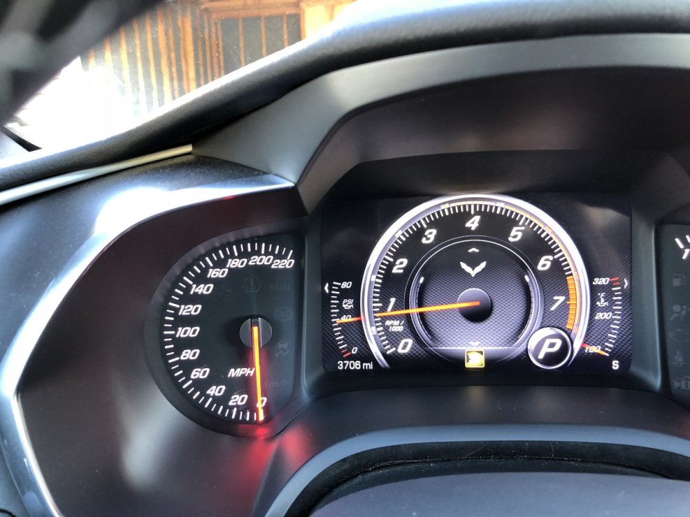 C7 Corvette Z06 Gauges