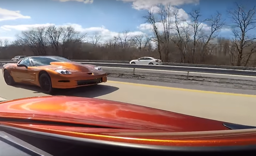 C5 Corvette vs. McLaren 570S Race