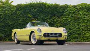 Harvest Gold 1955 Corvette