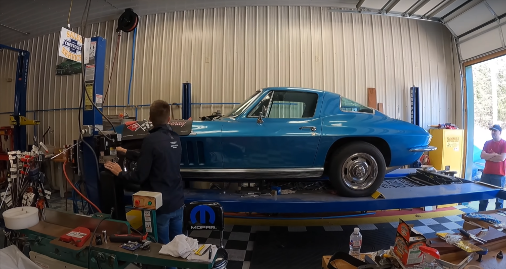 Nassau Blue Big Block C2 Corvette Restomod