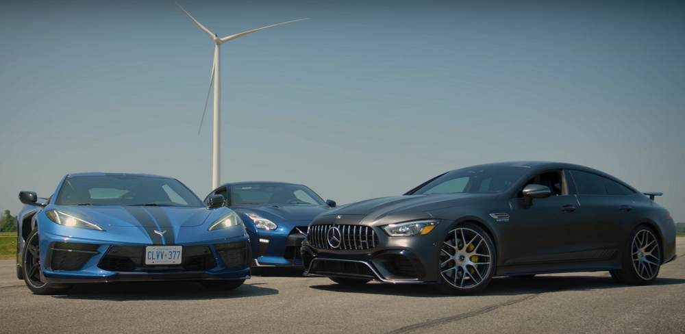 C8 Corvette vs Nissan GT-R vs Mercedes-AMG GT 63 S