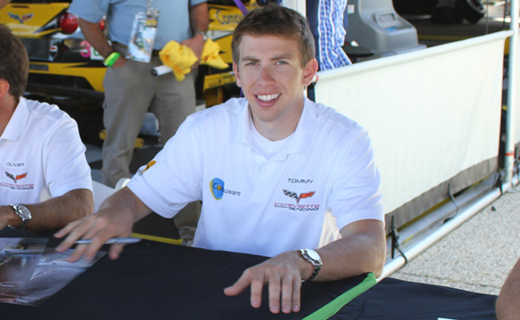 CorvetteBlogger Talks with Corvette Racing's Tommy Milner at the 2011 Petit Le Mans