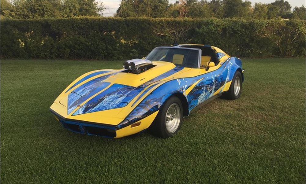 Modified 1973 C3 Corvette Comic Book