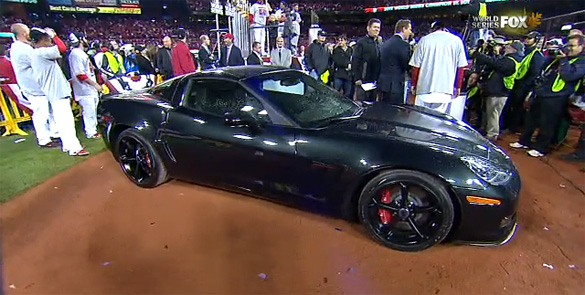 [VIDEO] Cardinal's World Series MVP David Freese Awarded Keys to 2012 Corvette Grand Sport