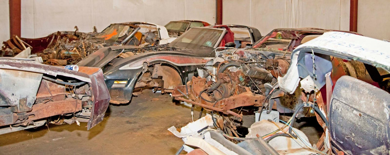 Over 100 Salvage Corvettes Heading to the Auction Block