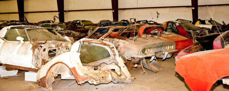 Over 100 Salvage Corvettes Heading to the Auction Block