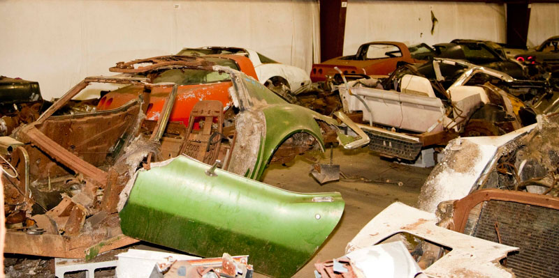 Over 100 Salvage Corvettes Heading to the Auction Block