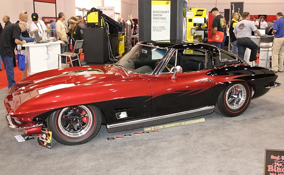 SEMA 2012: Rod Saboury's 1963 Split Window Black Widow Custom Corvette