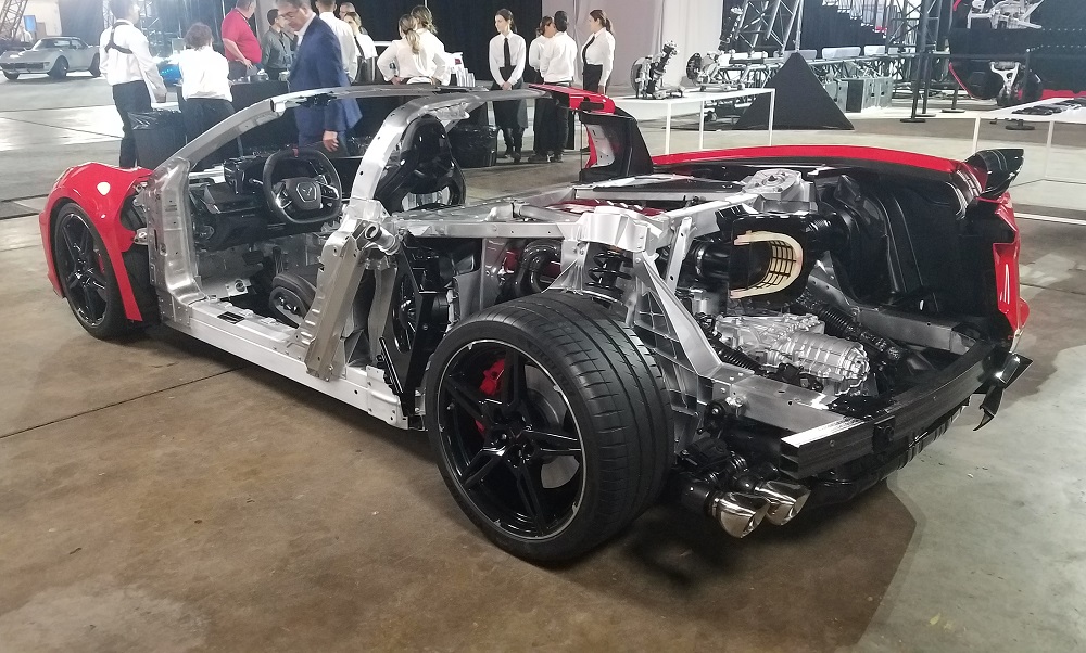 2020 Corvette C8 Mid Engine Lay Out Chassis