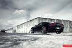 Vossen's Precision Series Wheels on a Black C7 Corvette Stingray