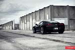 Vossen's Precision Series Wheels on a Black C7 Corvette Stingray