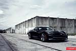 Vossen's Precision Series Wheels on a Black C7 Corvette Stingray