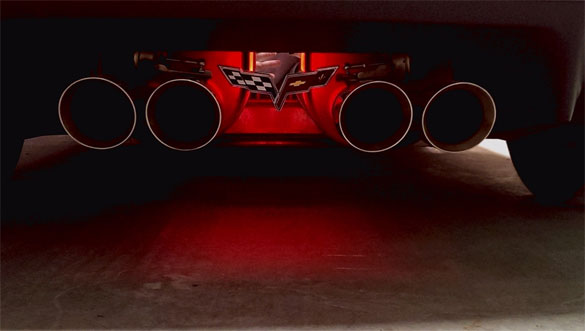 LED Exhaust Enhancer Plate