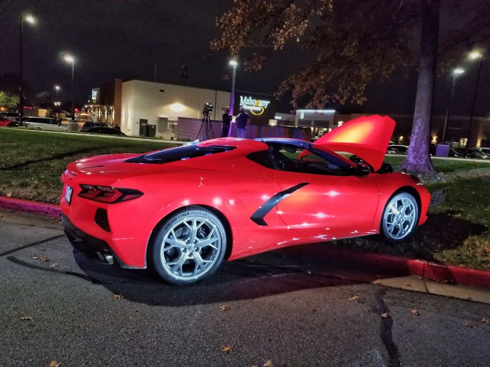 Stolen C8 Corvette OnStar Recovery