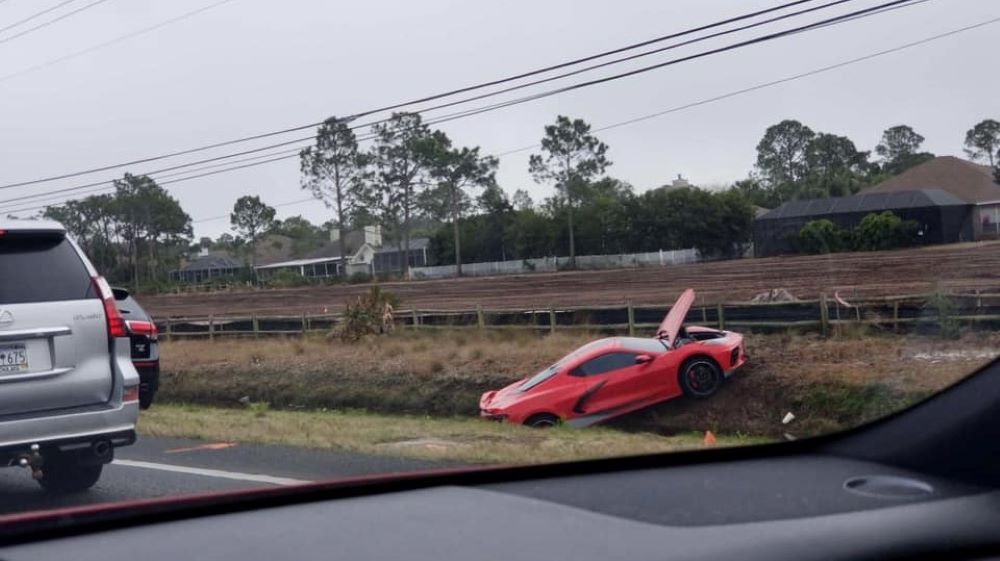 C8 Corvette Wreck Florida