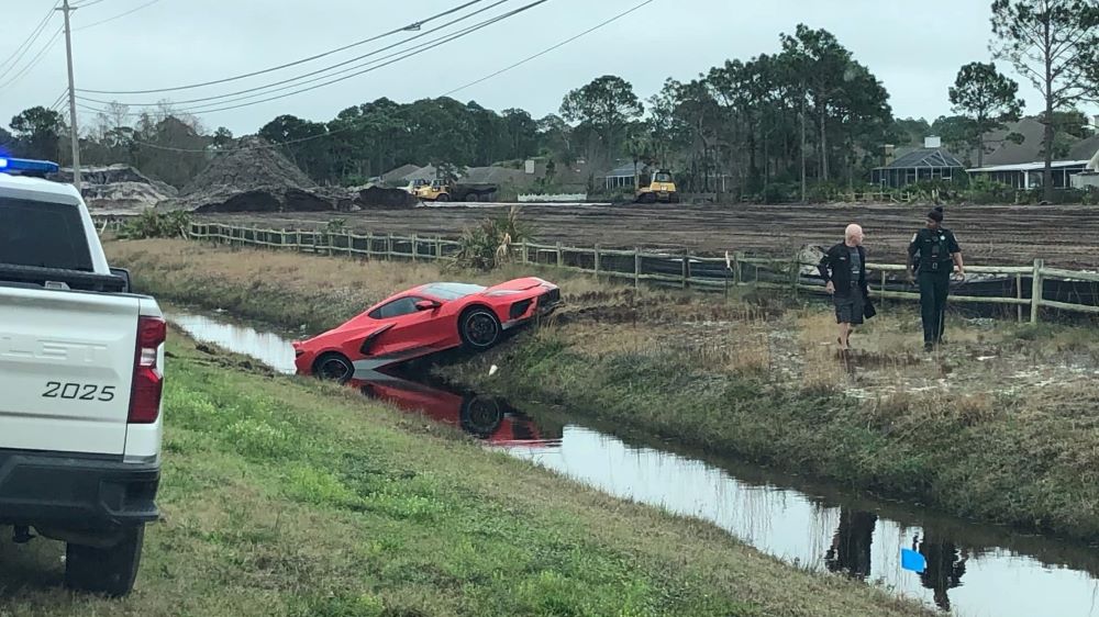 C8 Corvette Wreck Florida