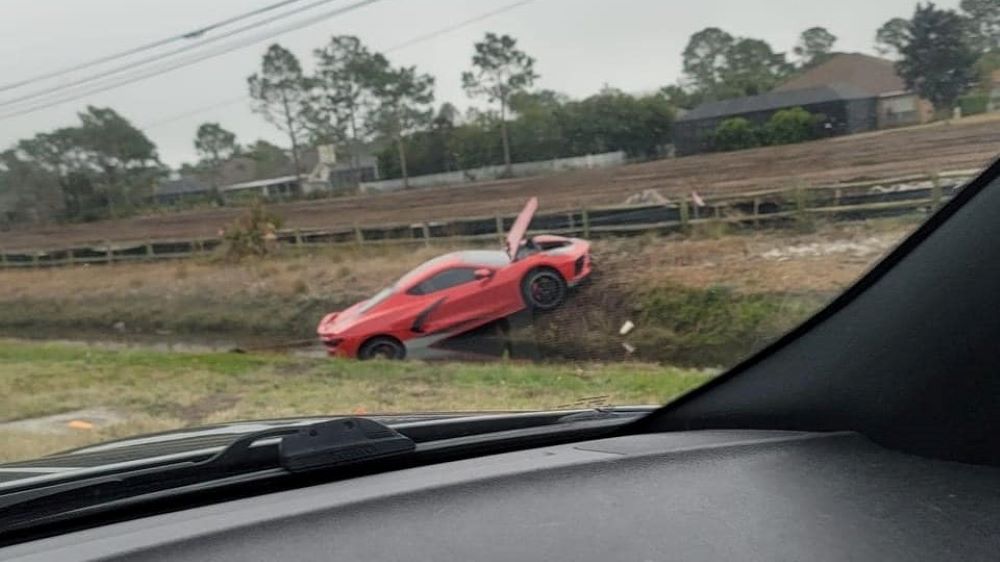 C8 Corvette Wreck Florida