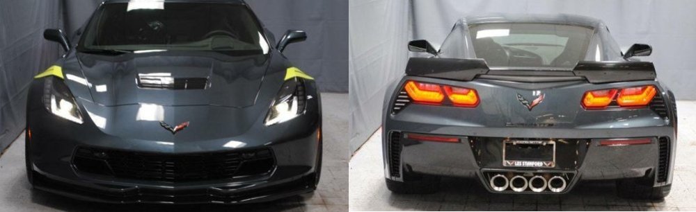 2019 Corvette Grand Sport Front and Rear