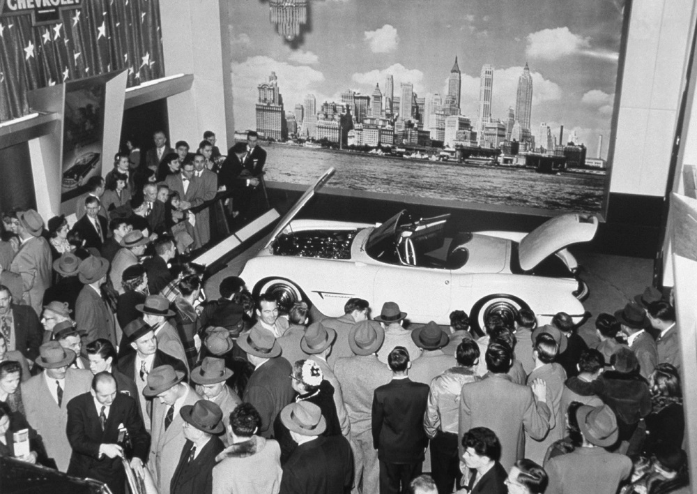 1953 Autorama Show Chevrolet Corvette Debut (GM)