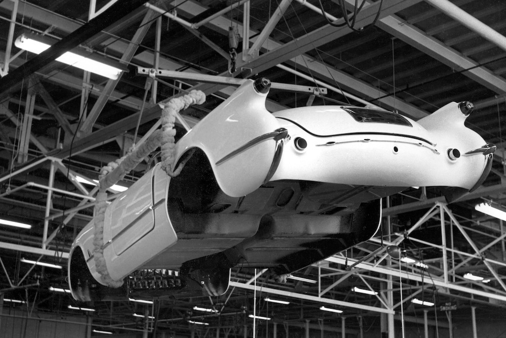 1953 Corvette Assembly Line