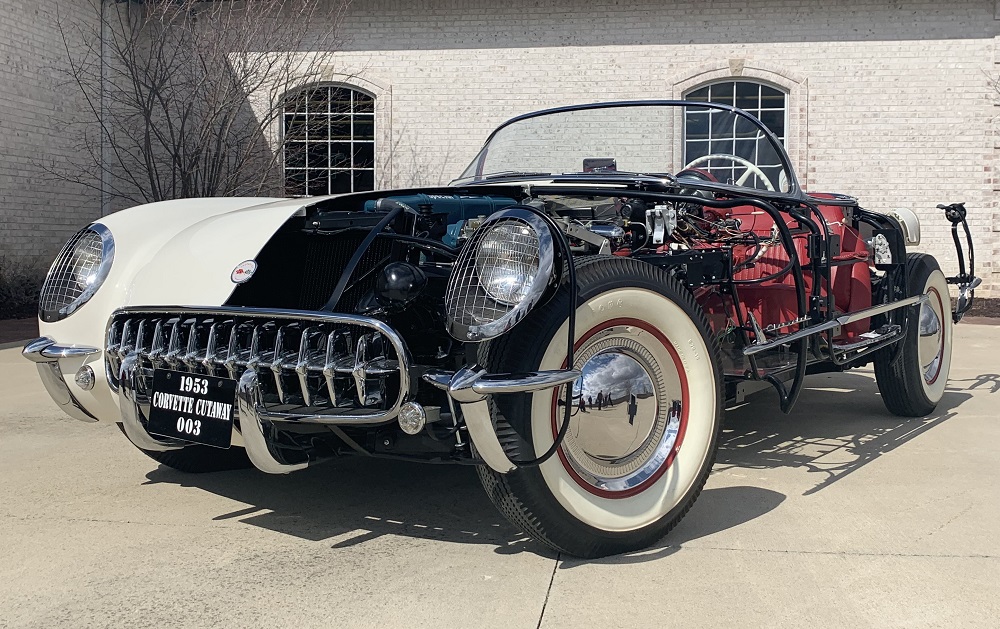 1953 production Corvette chassis