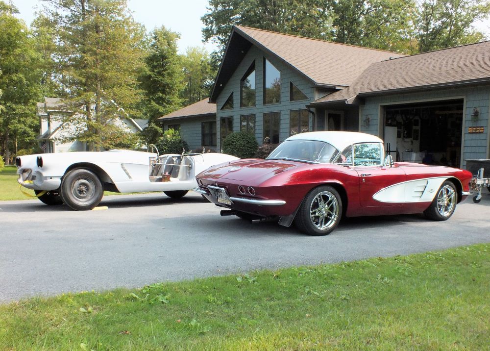 1961 Corvette and 1962 Corvette restoration