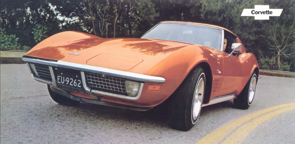 1972 Corvette sales folder