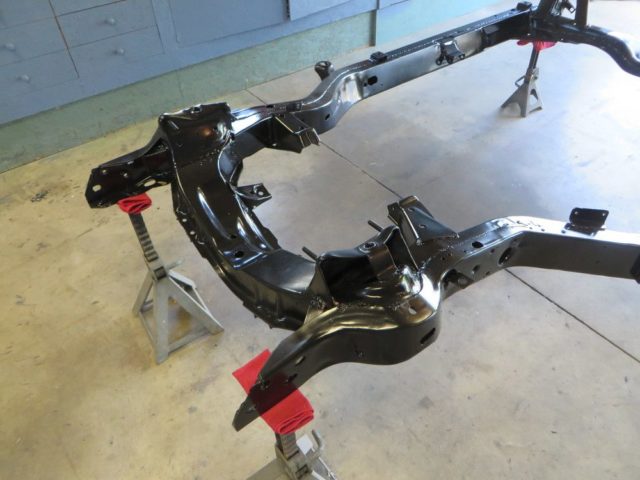 1981 C3 Corvette Frame Restored Front