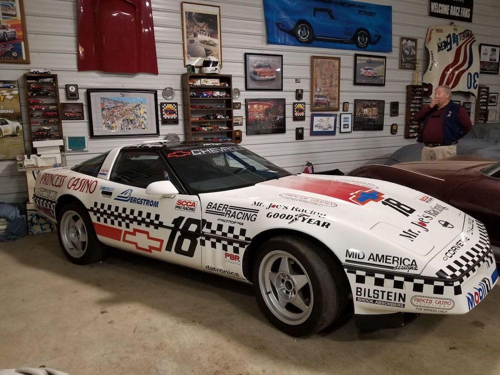 1988 Corvette Challenge Car front angle