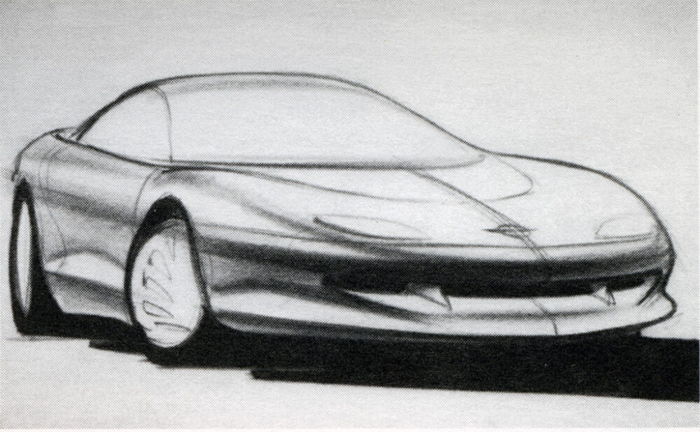 C5 Corvette concept sketch