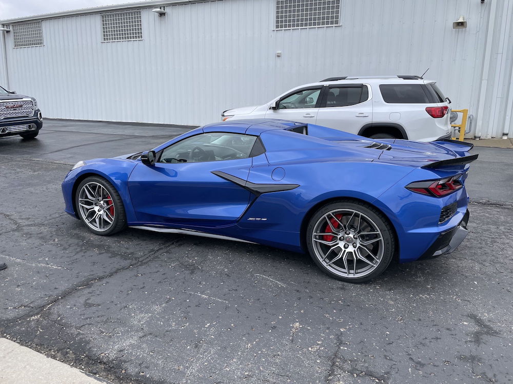 Elkhart Lake Blue C8 Corvette Z06