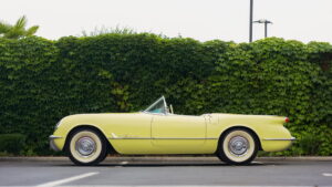 Harvest Gold 1955 Corvette