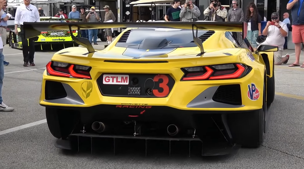 Listen to the Glorious C8.R Engine at Daytona Test Day