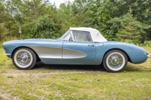 Arctic Blue 1956 Corvette