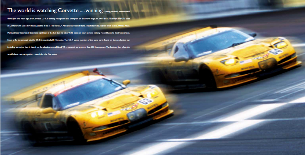 2002 Chevrolet Corvette C5-R brochure