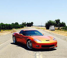 2007 Chevrolet Corvette Z06 in Atomic Orange (1)