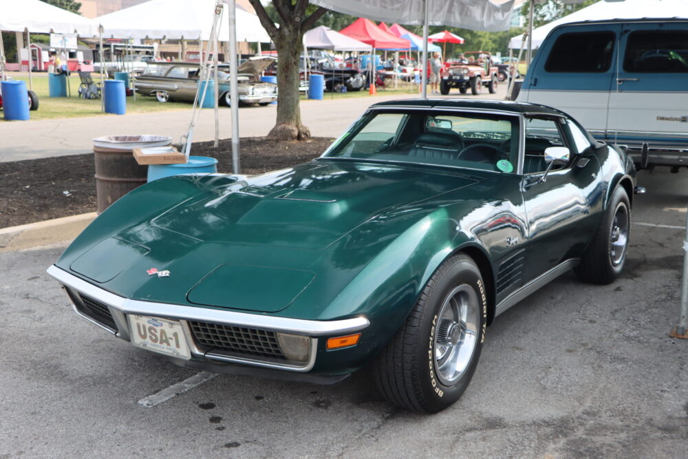 Green Machine Corvette - NSRA Street Rod Nationals 2021