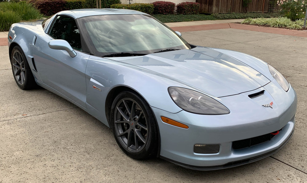 2012 Corvette Z06 Carlisle Blue Front