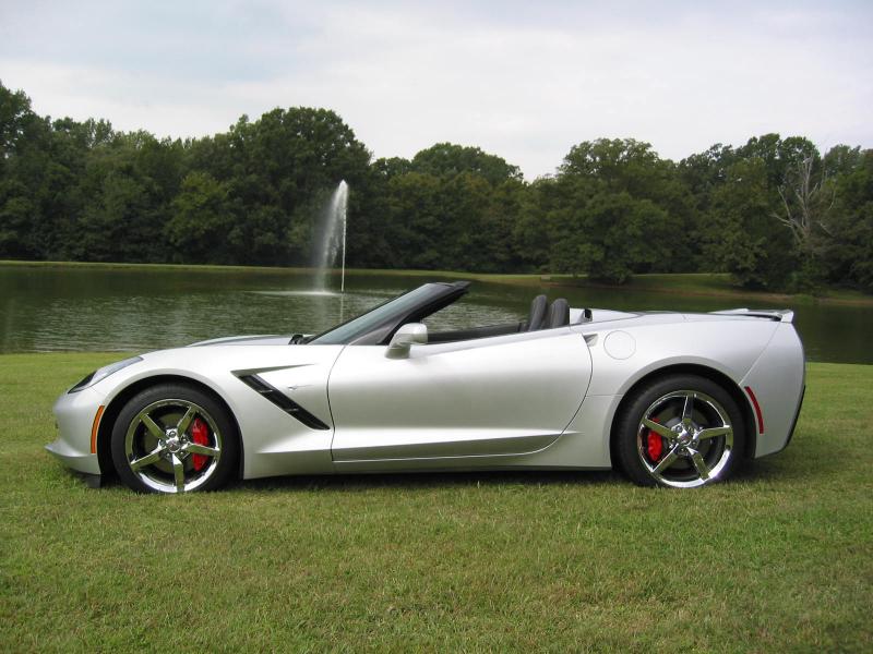 2014 Chevrolet Corvette C7 3LT Convertible in Blade Silver Metallic (1)