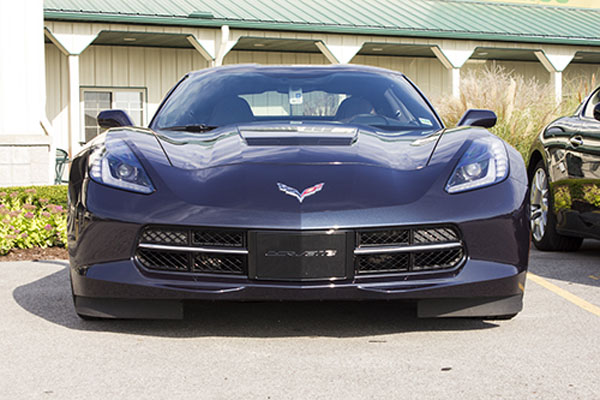 2014 Chevrolet Corvette Stingray with  Aero Cover for License Plate