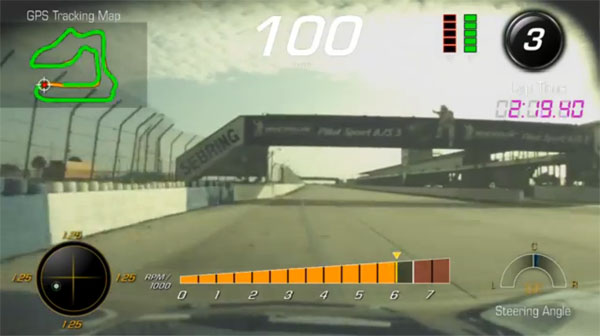 2015 Chevrolet C7 Corvette Performance Data Recorder Screen Shot
