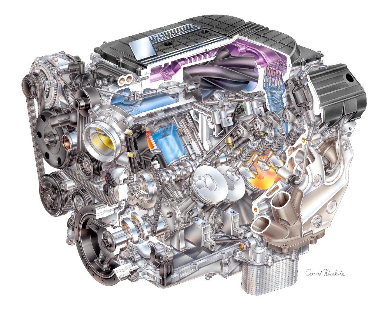 2015 Chevrolet Corvette Z06 Engine