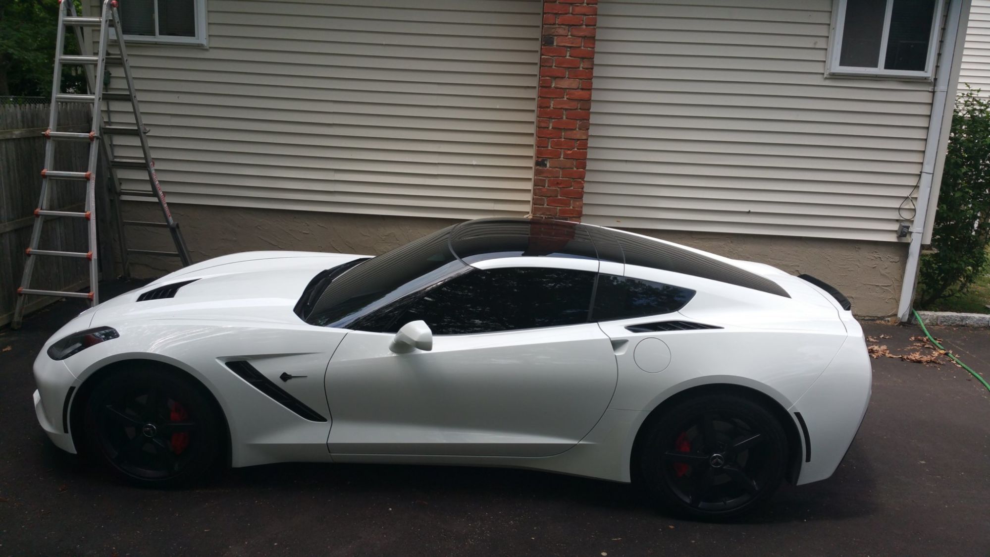 Black Wheels Corvette C7