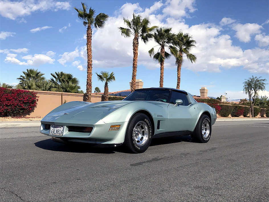 1982 Corvette in Rare Silver Green