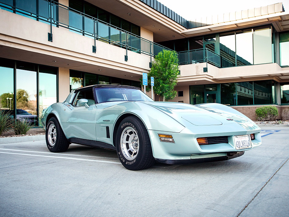 1982 Corvette in Rare Silver Green