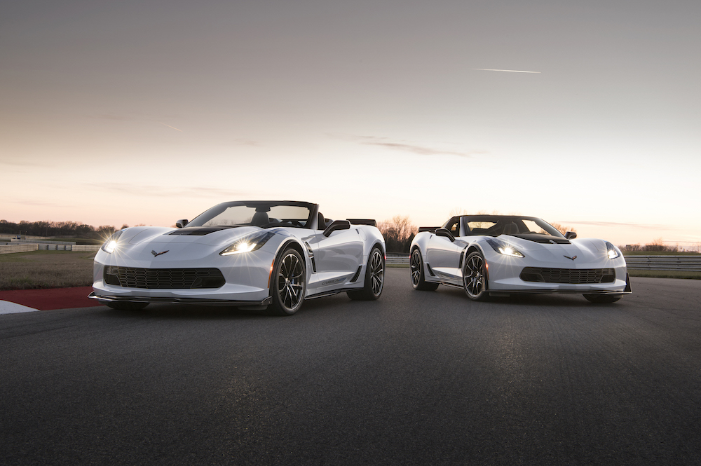 2018 Chevrolet Corvette Carbon65 Edition Z06 and Grand Sport