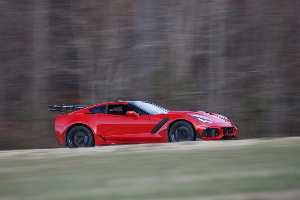 2019 Chevrolet Corvette ZR1 – VIR lap record holder on Grand Course West. (Richard Prince/Chevrolet photo).