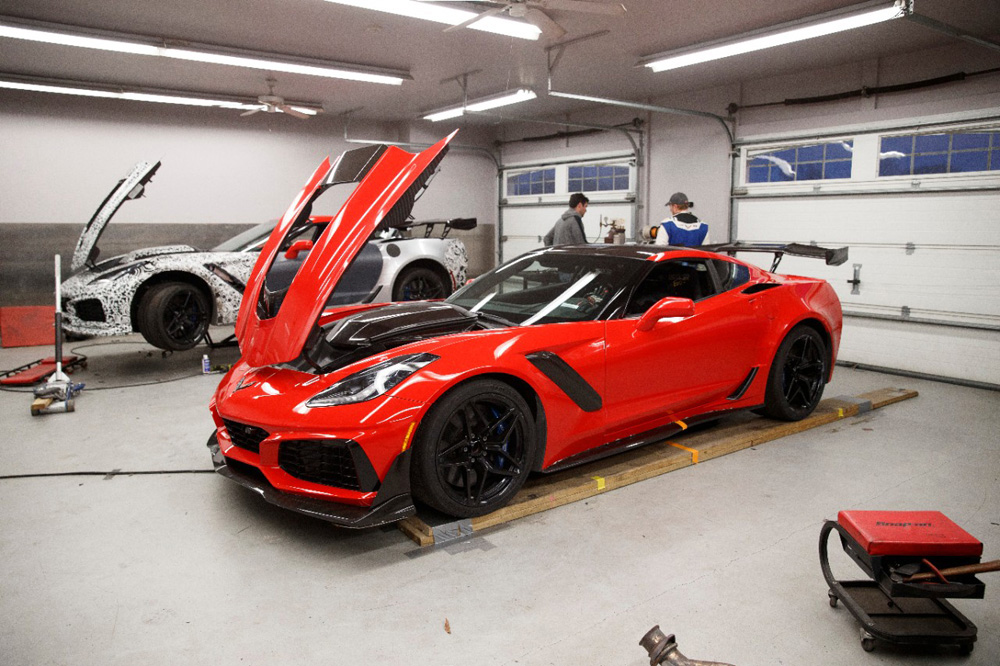 2019 Chevrolet Corvette ZR1 – VIR lap record holder on Grand Course West. (Richard Prince/Chevrolet photo).