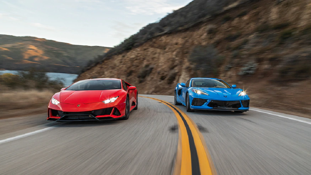 2020 Chevy Corvette C8 vs Lambo Huracan EVO